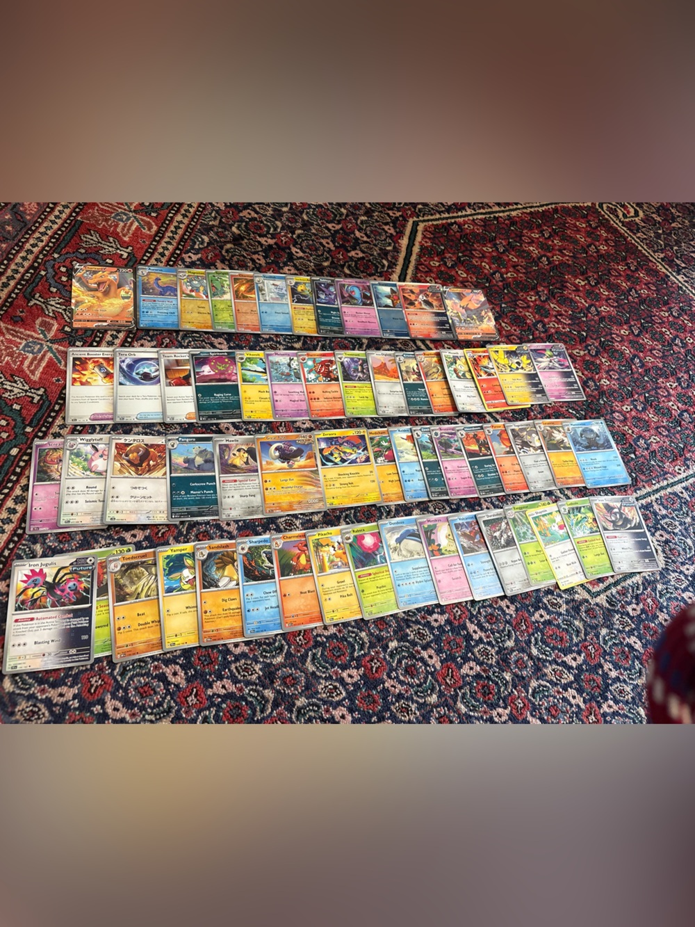 60 Pokémon TCG Mixed Holo & Rare Card Lot - Multicolor